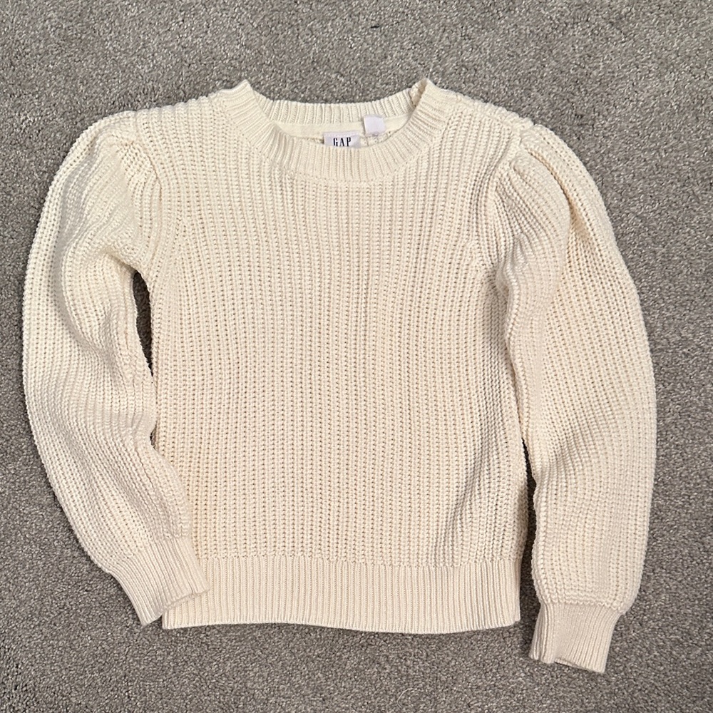 GAP Kids Cream Knit Sweater